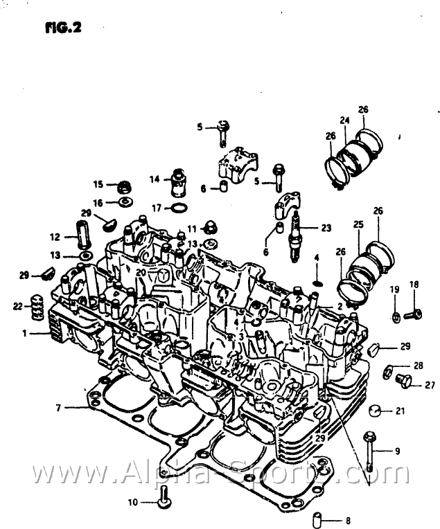 Suzuki Motorcycle OEM Parts Catalog - Alpha Sports